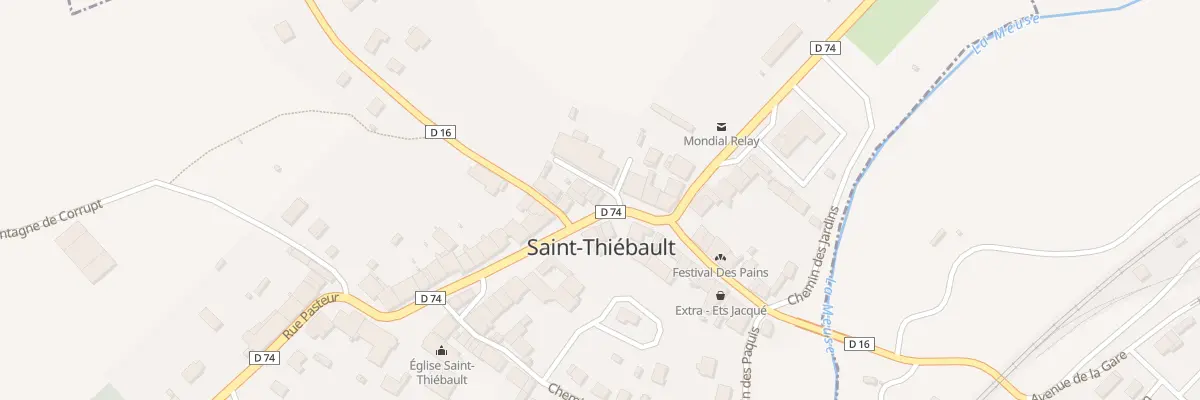 Plan du 39 Rue Jean Jaures à Saint-Thiébault
