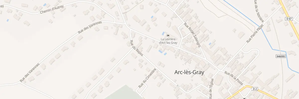 Plan du 31 Rue de la Gendarmerie à Arc-lès-Gray