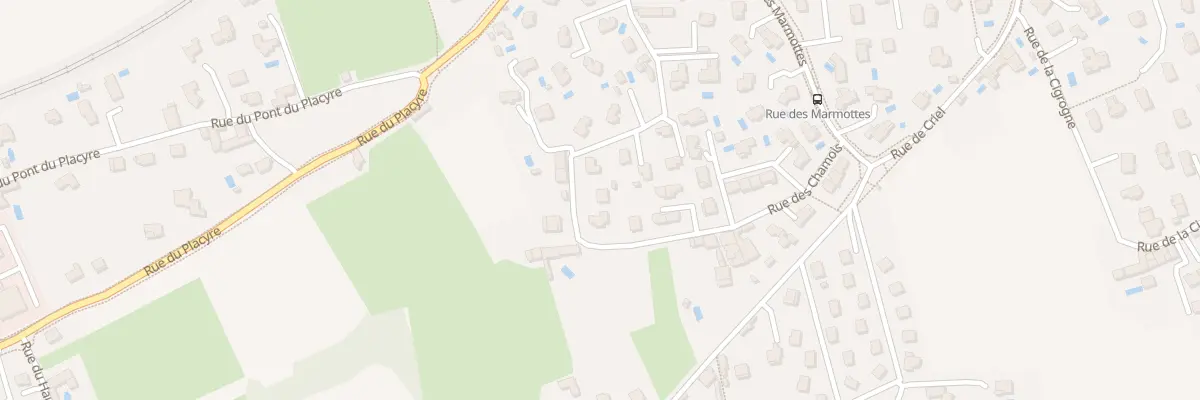 Plan du 33 Rue des Chamois à Voiron