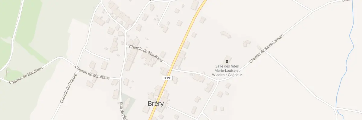 Plan du 36 Grande Rue Brery à Domblans