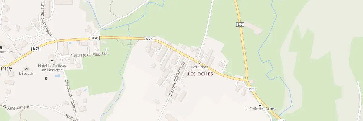 Plan du 5020 Les Oches à Chichilianne