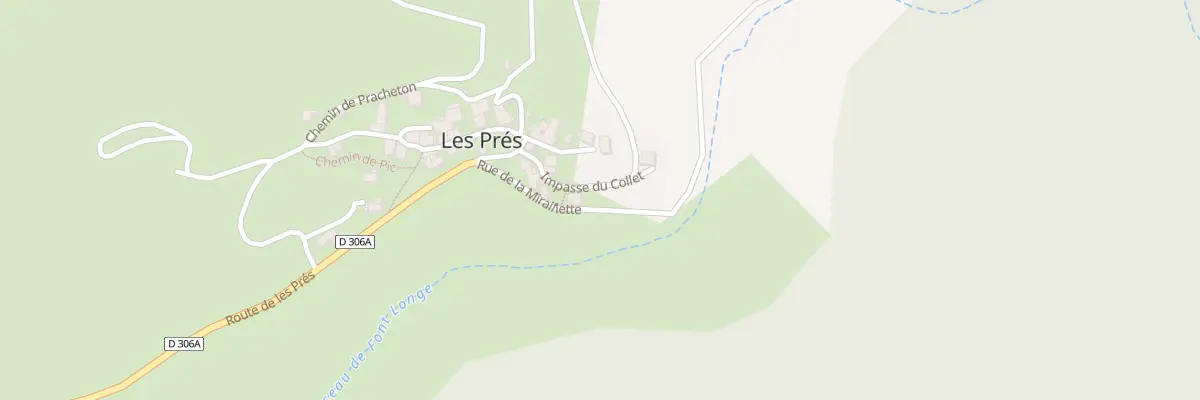 Plan du 5 Rue de la miraillette aux Prés