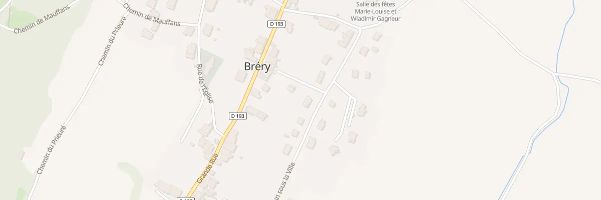 Plan du 355 Che sous la Ville Brery à Domblans