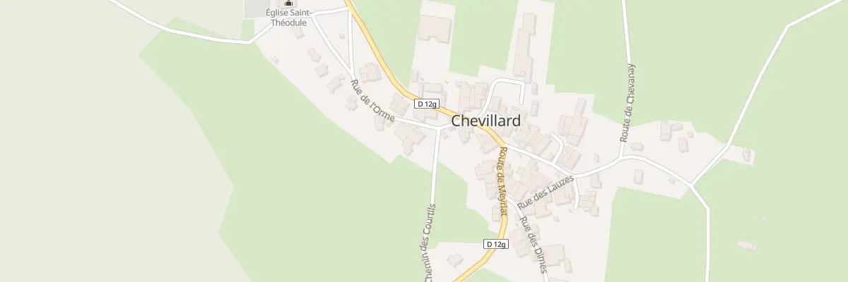 Plan du 29 Rue de l’Orme à Chevillard