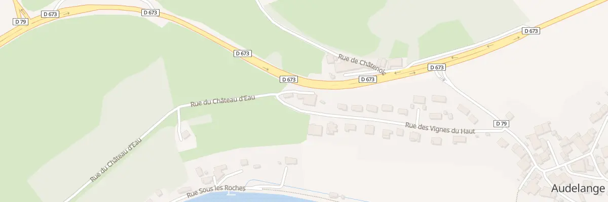 Plan du 22 Vignes du Haut à Audelange