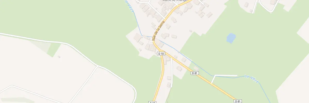 Plan du 1 Rue de la Serre à Vriange