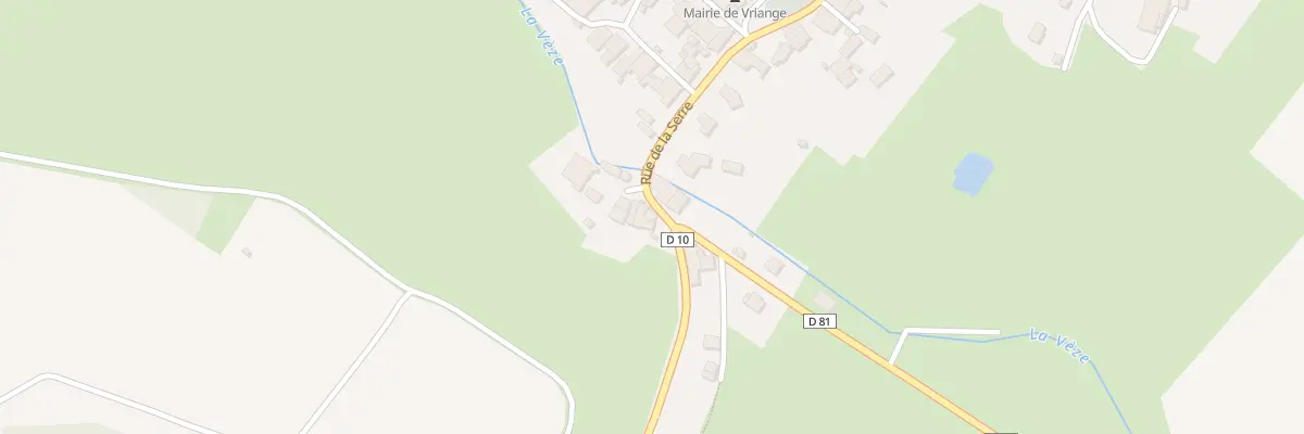 Plan du 3 Rue de la Serre à Vriange