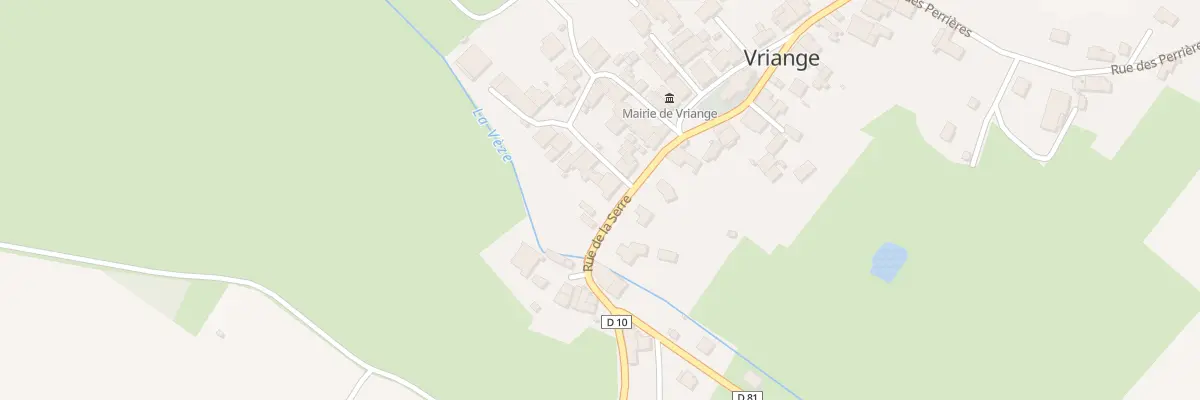 Plan du 5 Rue de la Serre à Vriange