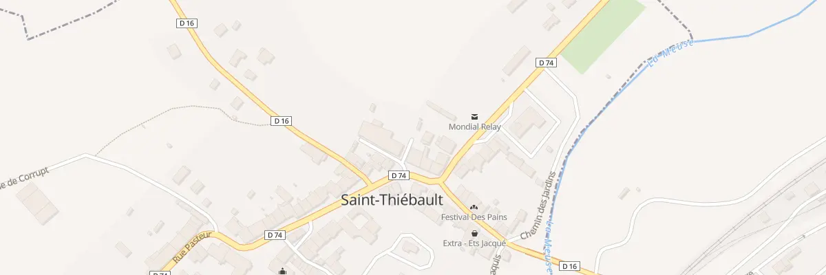 Plan du 41 Rue Jean Jaures à Saint-Thiébault