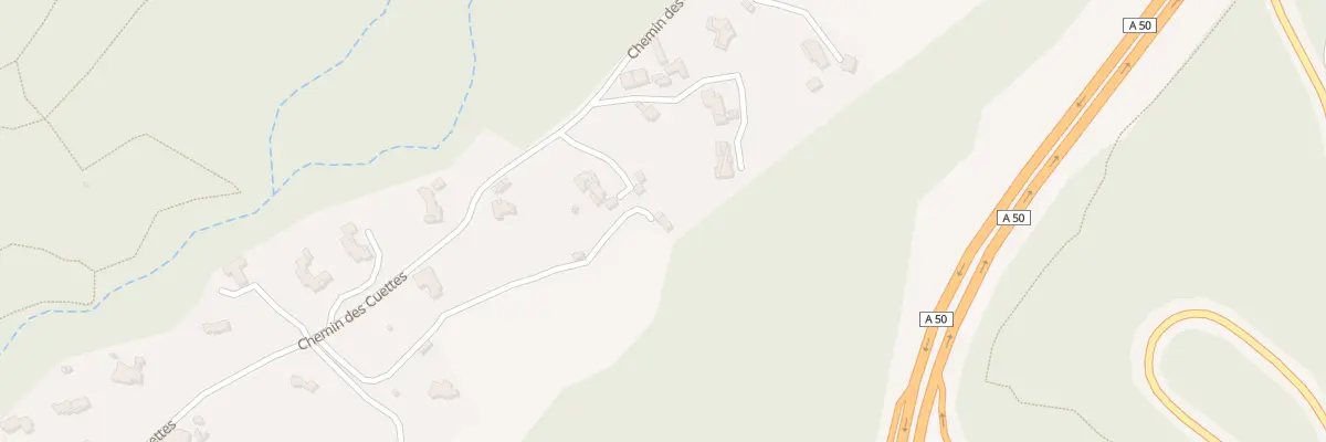 Plan du 9124 Les Cuettes à Cassis