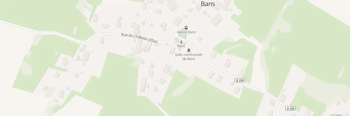 Plan du 1 Rue du Trepied à Bans