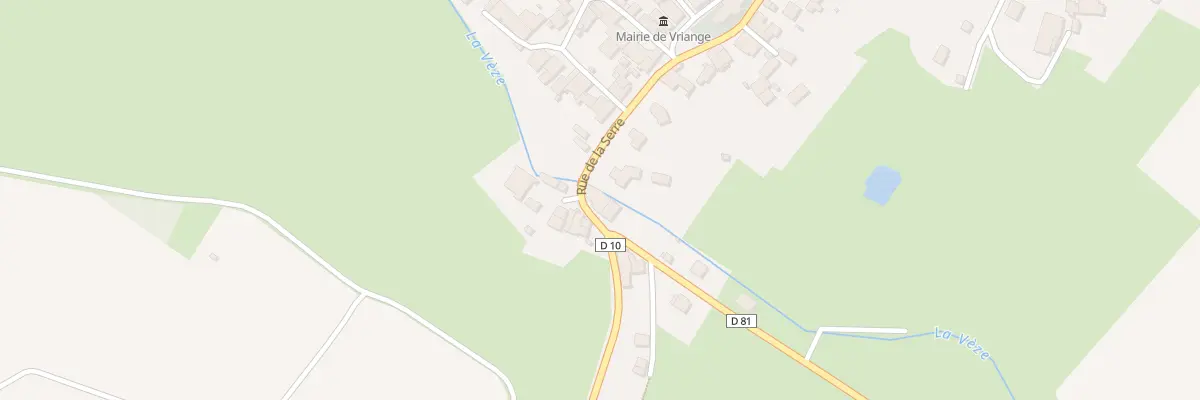 Plan du 6 Rue de la Serre à Vriange