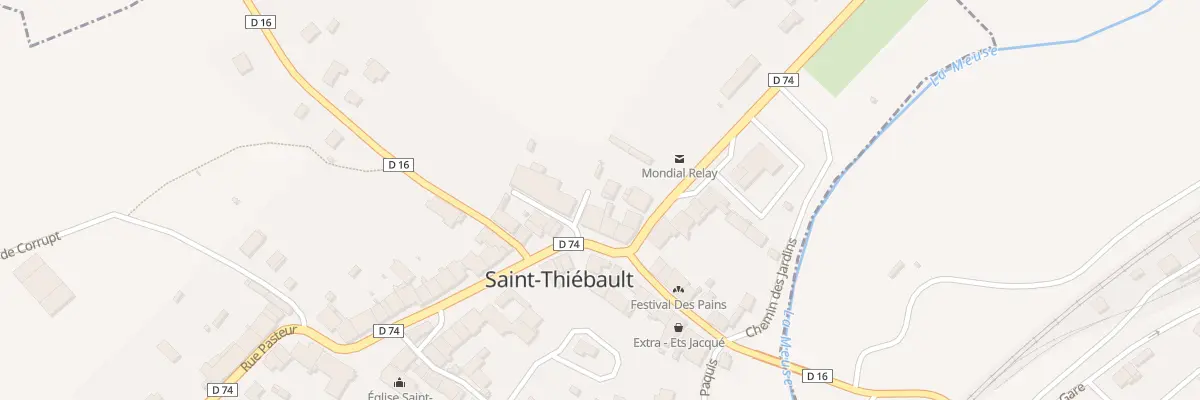 Plan du 45 Rue Jean Jaures à Saint-Thiébault