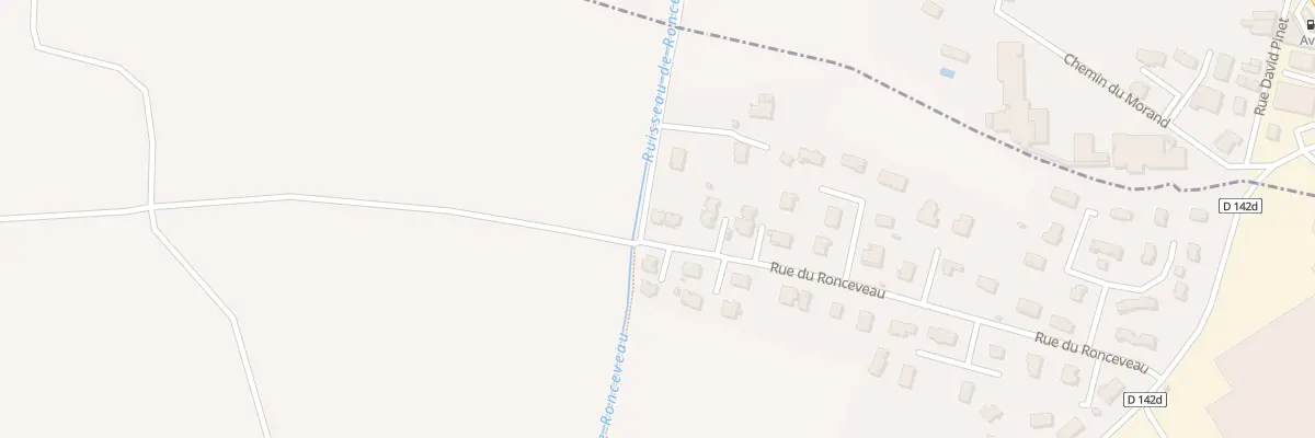 Plan du 430 Rue du Ronceveau à Charancieu