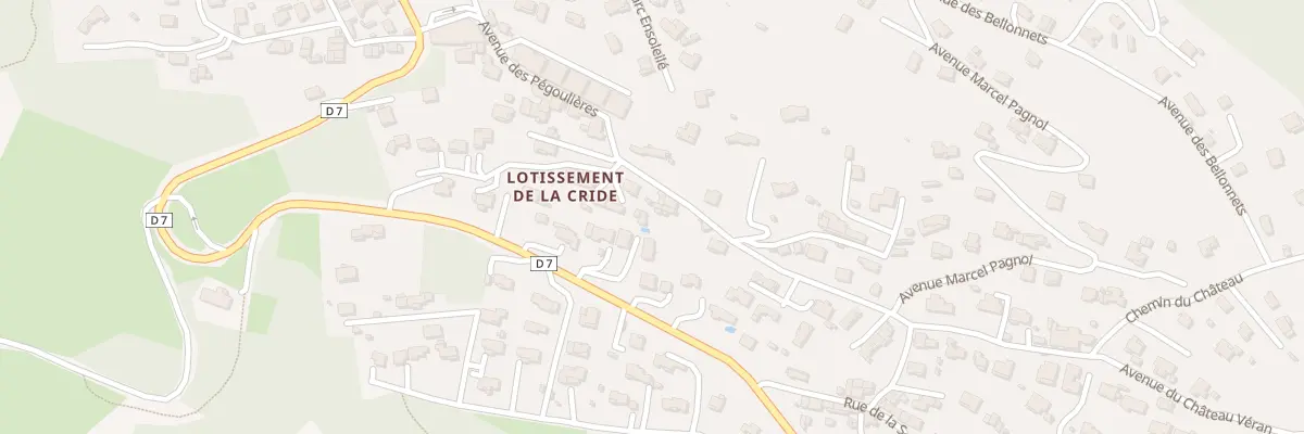 Plan du 5642 Les Pegoulieres à Peypin