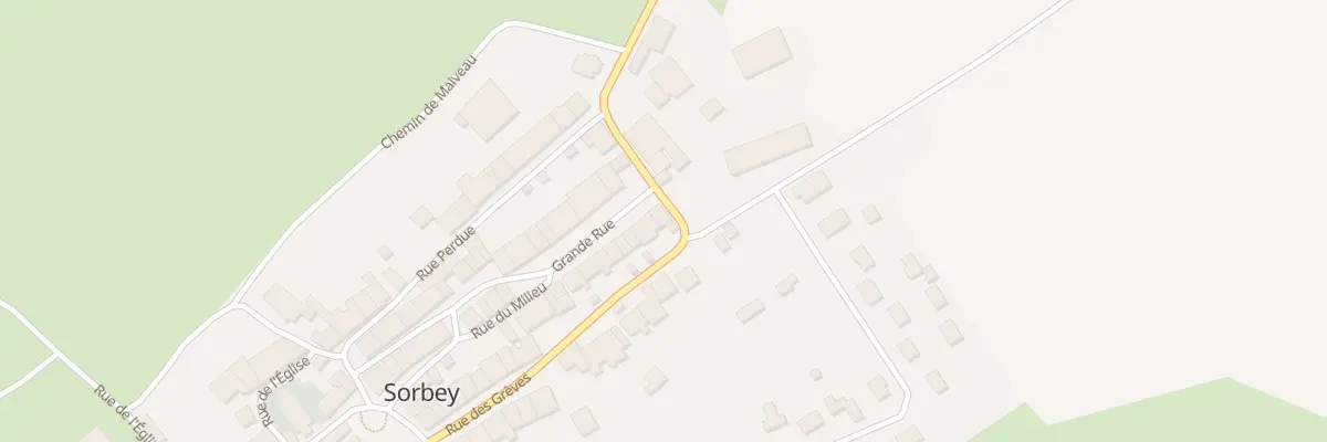 Plan du 22 Rue Grande Rue à Sorbey
