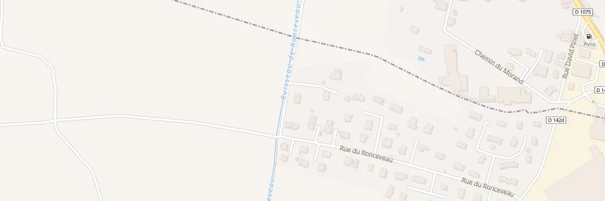 Plan du 450 Rue du Ronceveau à Charancieu