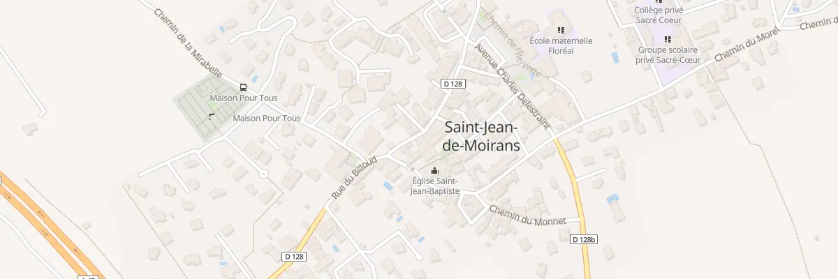 Plan du 68 Rue du Huit Mai 1945 à Saint-Jean-de-Moirans