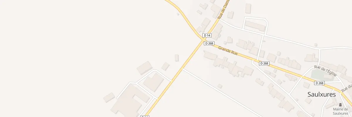 Plan du 1 Rue de Ranconnieres à Saulxures