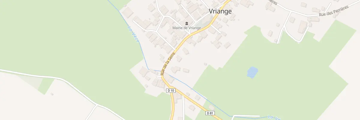 Plan du 8B Rue de la Serre à Vriange