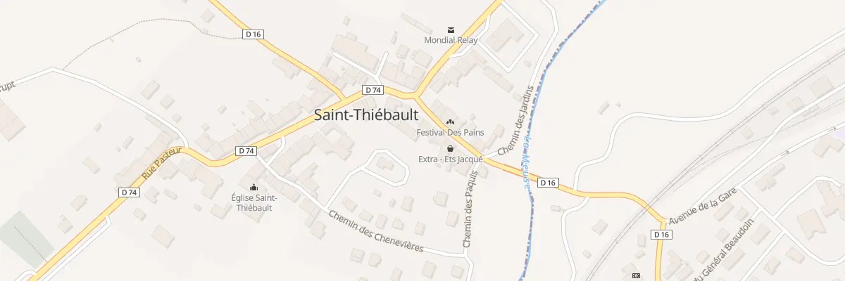 Plan du 4 Rue Paul Doumer à Saint-Thiébault