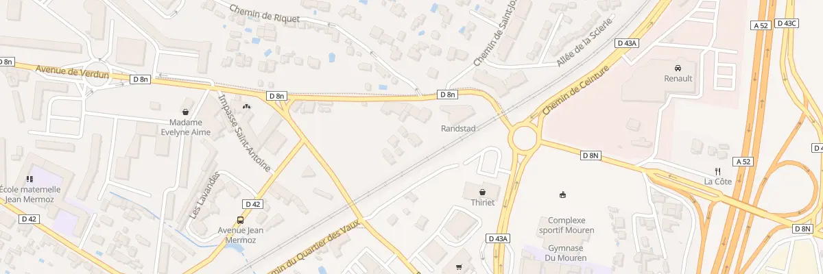 Plan du 9367 Av de Verdun à Aubagne