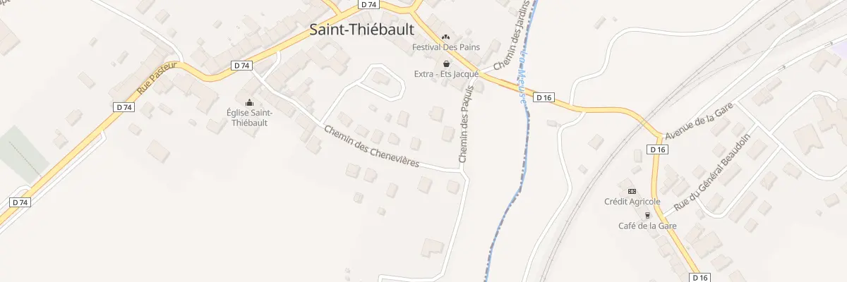 Plan du 11 Cr Dit des Chenevieres à Saint-Thiébault