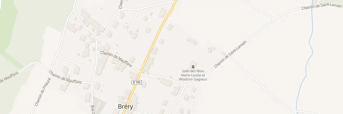 Plan du 3B Che de Saint Lamain à Domblans