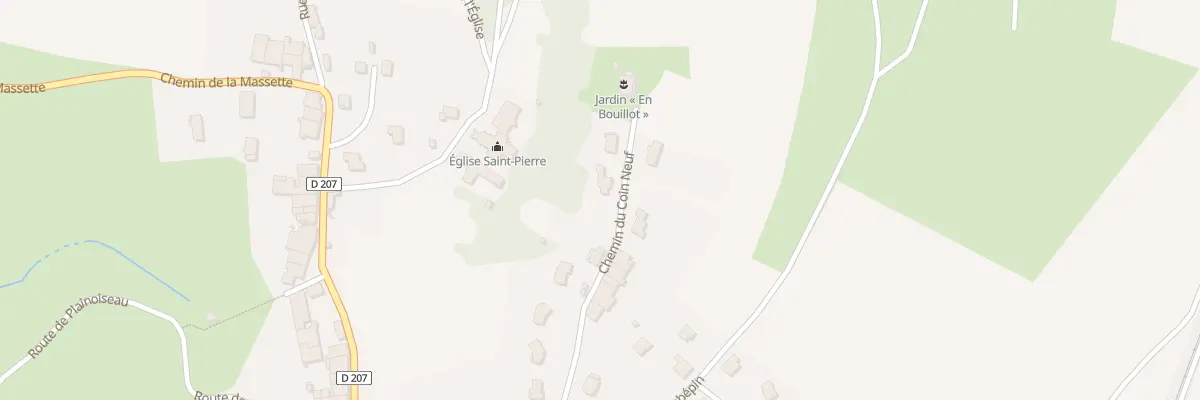 Plan du 335 Che du Coin Neuf à Montain