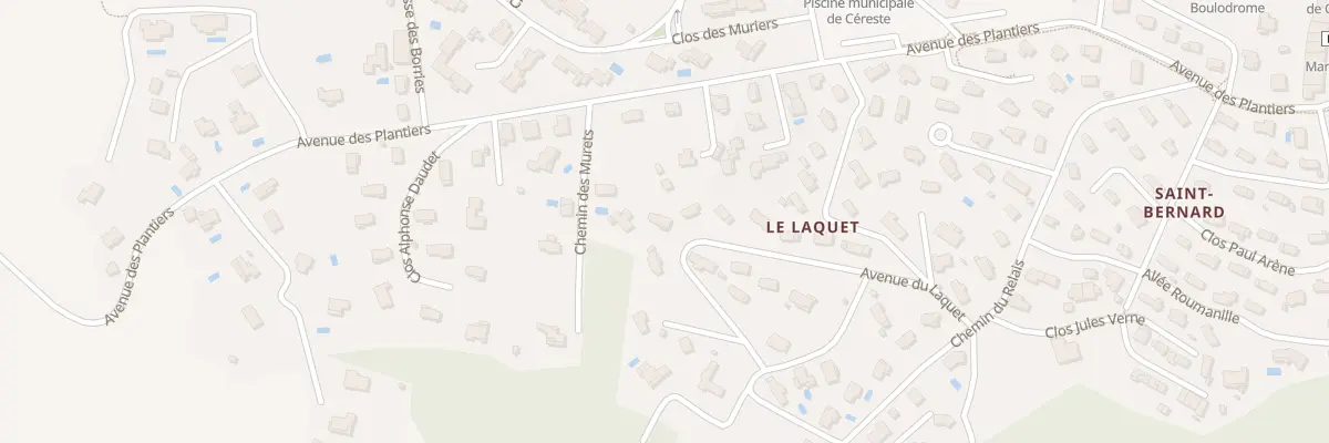 Plan du 5214 Le Laquet à Céreste-en-Luberon