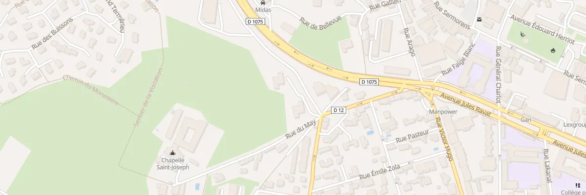 Plan du 3 Rue du Faton à Voiron
