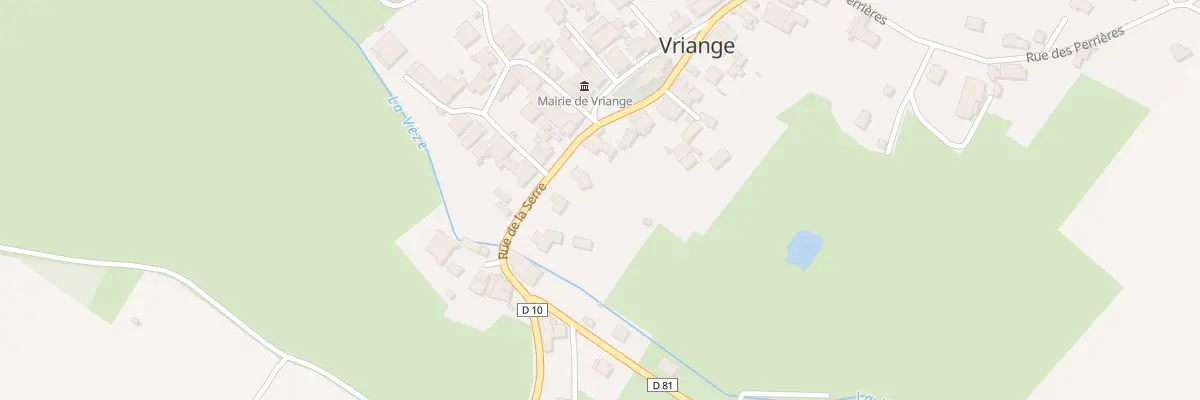 Plan du 5085 Rue de la Serre à Vriange