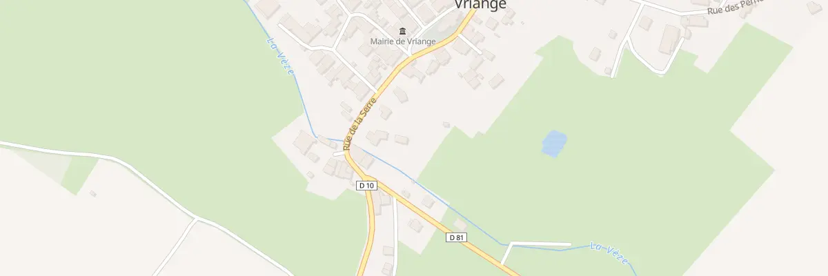 Plan du 8 Rue de la Serre à Vriange