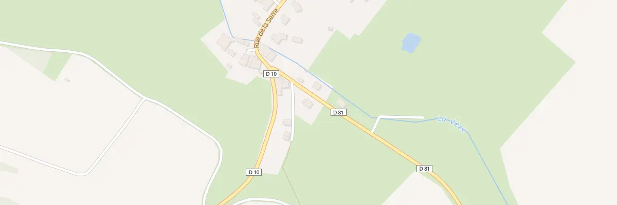 Plan du 2 Rue de la Vèze à Vriange