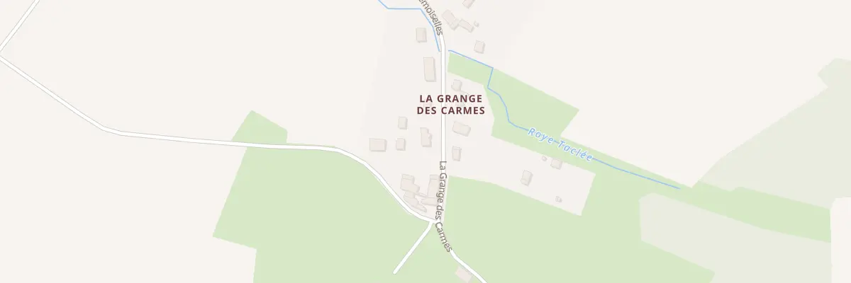 Plan du 8 La Grange des Carmes à Velet