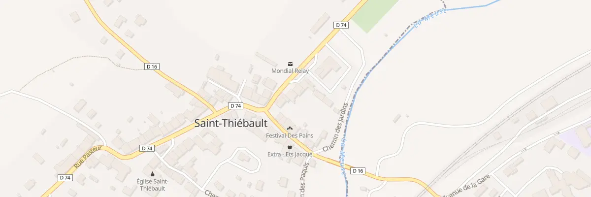 Plan du 4 Rue Carnot à Saint-Thiébault