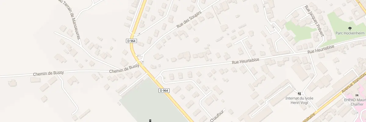 Plan du 34 Rue Heurtebise à Commercy