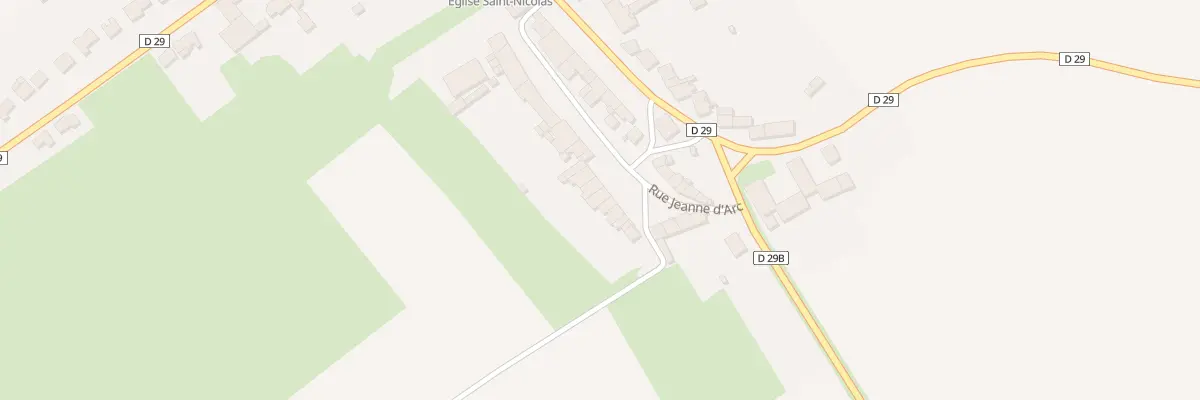 Plan du 13A Rue Jeanne d’Arc à Allondrelle-la-Malmaison