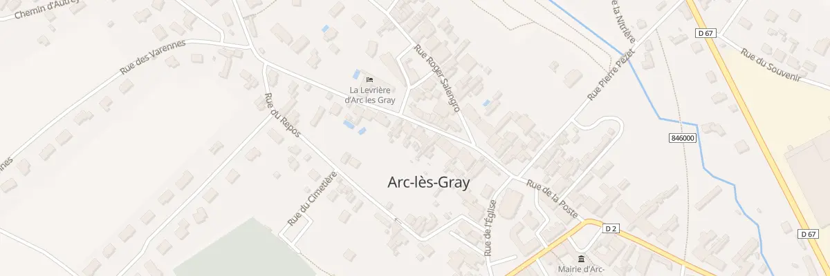 Plan du 15 Rue de la Gendarmerie à Arc-lès-Gray