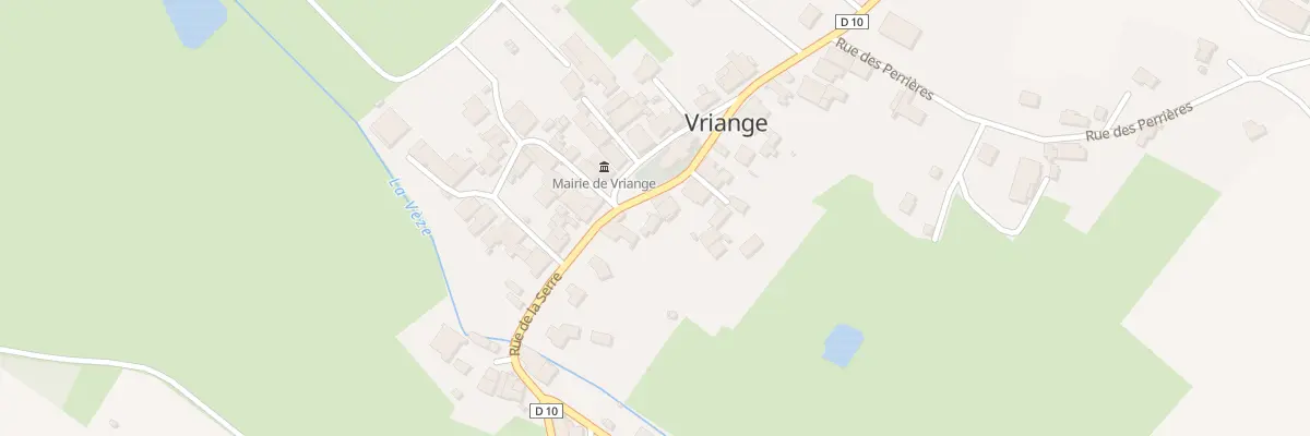 Plan du 14 Rue de la Serre à Vriange