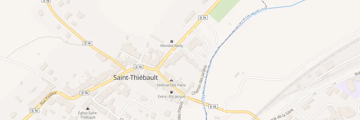 Plan du 6 Rue Carnot à Saint-Thiébault