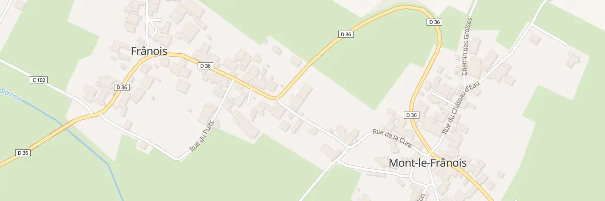 Plan du 1 Rue de la Cure à Framont