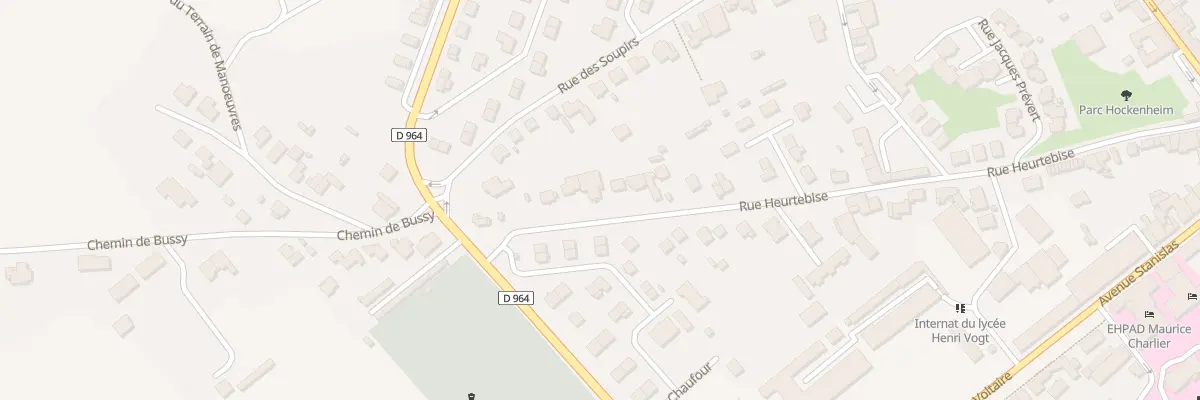 Plan du 32 Rue Heurtebise à Commercy