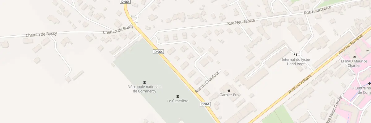 Plan du 5 Rue du Chaufour à Commercy