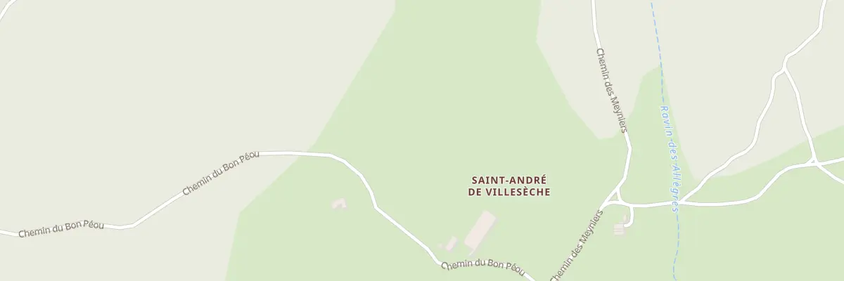 Plan du 7026 Le Travers aux Omergues