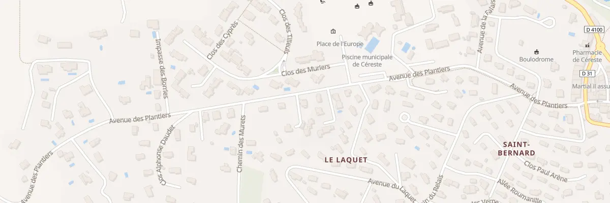 Plan du 7088 Le Laquet à Céreste-en-Luberon