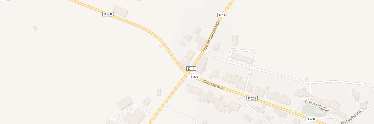 Plan du 1 Rue de Dammartin à Saulxures