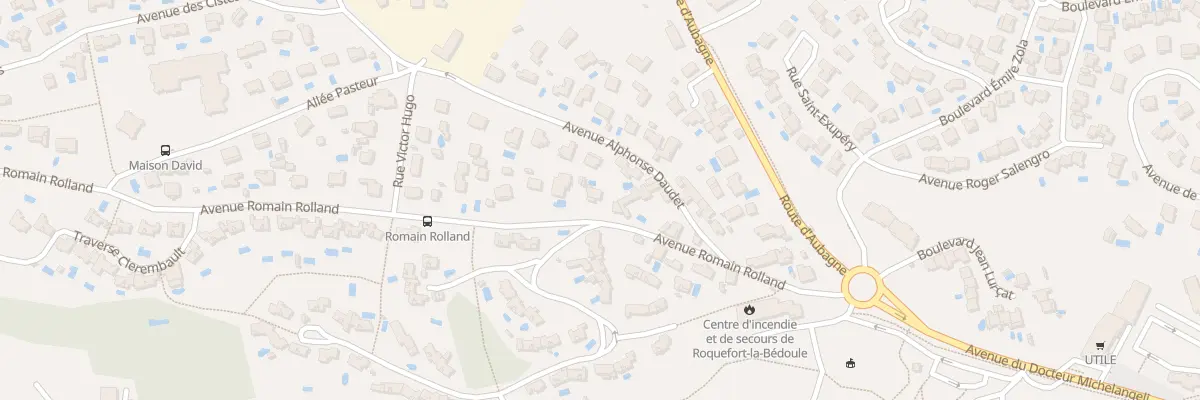 Plan du 14 Av Romain Rolland à Roquefort-la-Bédoule
