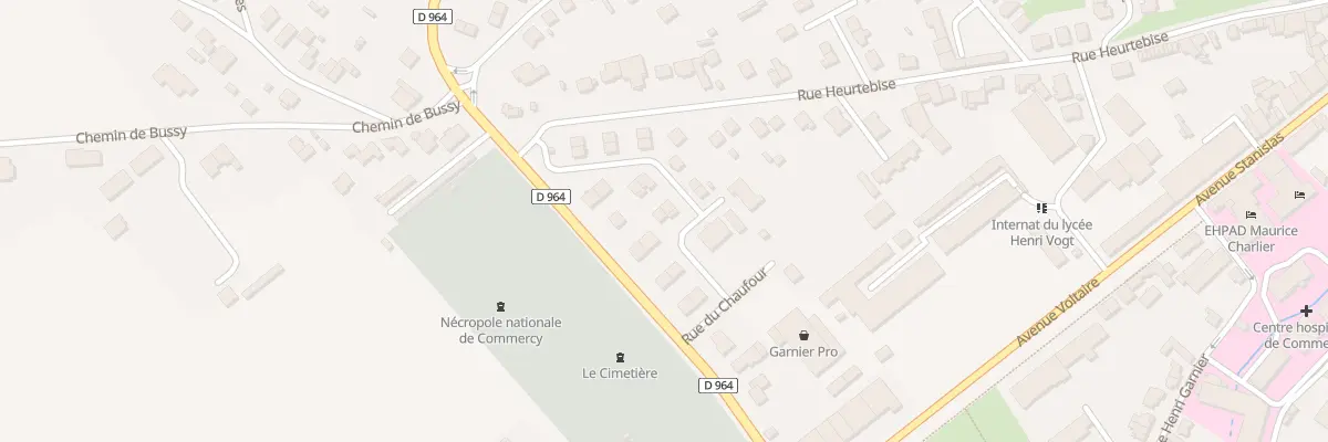 Plan du 7 Rue du Chaufour à Commercy