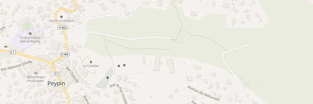 Plan du 7 Av des Belonnets à Peypin